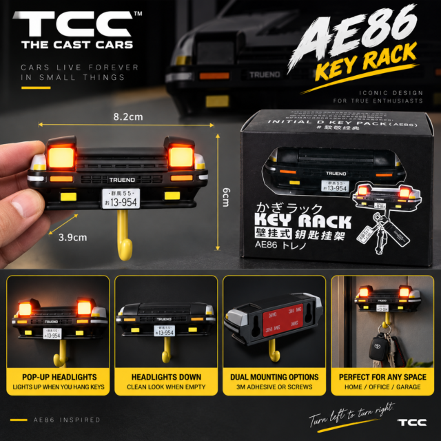 AE86 Pop-Up Headlight Key Holder · photo 2