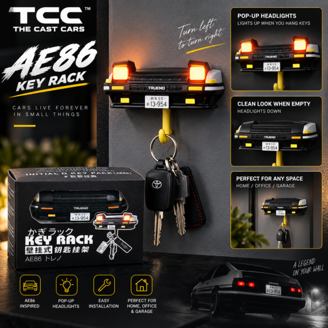 AE86 Pop-Up Headlight Key Holder · photo 4