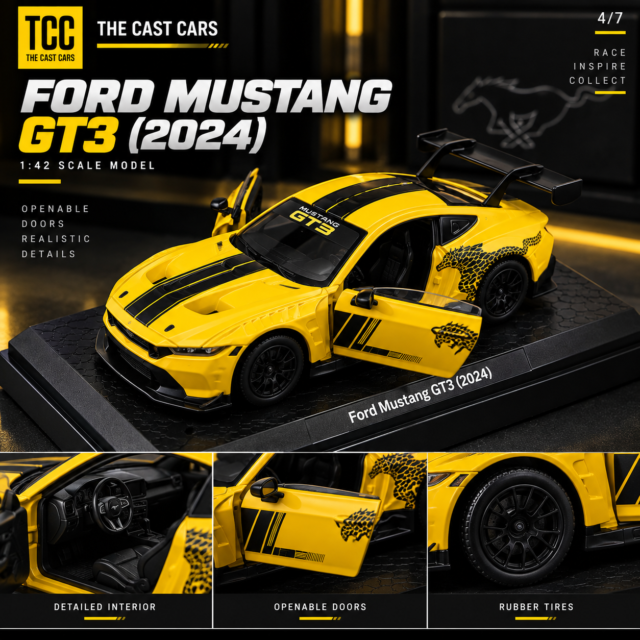 Ford Mustang GT3 2024 – Yellow · photo 2