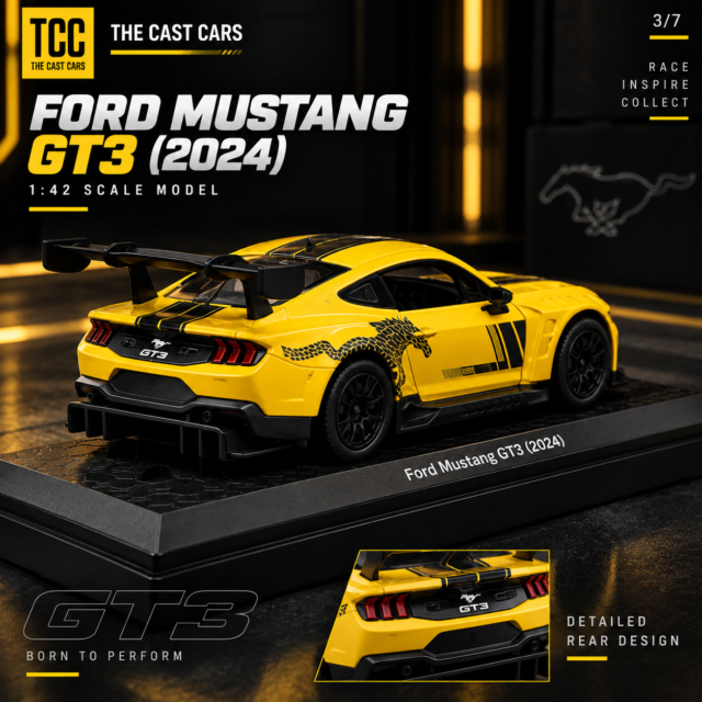 Ford Mustang GT3 2024 – Yellow · photo 3
