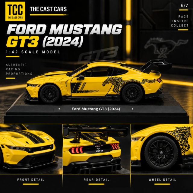 Ford Mustang GT3 2024 – Yellow · photo 4