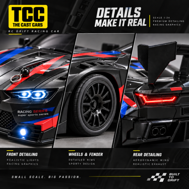 BMW-Style RC Drift Car — Black · photo 5