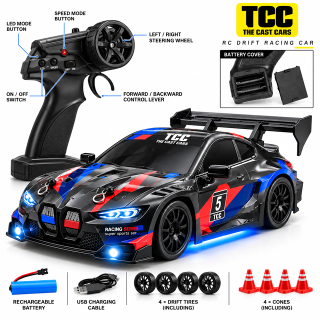 BMW-Style RC Drift Car — Black · photo 6