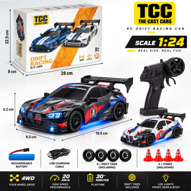 BMW-Style RC Drift Car — Black · photo 8