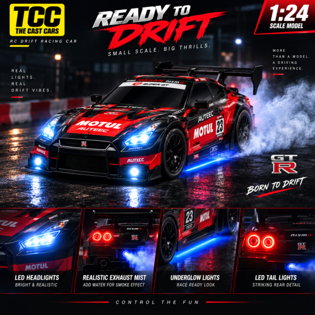 GT-R Style MOTUL RC Drift Car · photo 2
